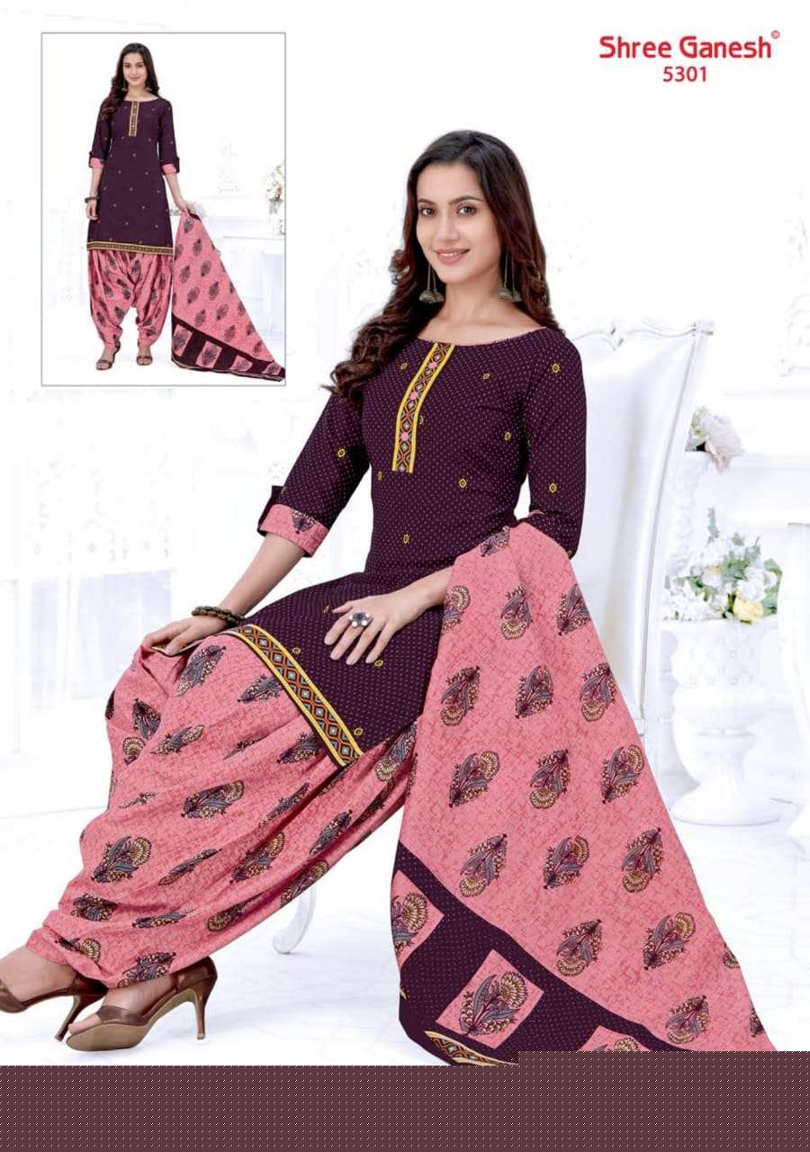PANCHI VOL-4 BY SHREE GANESH 5301 TO 5315 SERIES SUITS BEAUTIFUL FANCY COLORFUL STYLISH PARTY WEAR & OCCASIONAL WEAR COTTON PRINTED DRESSES AT WHOLESALE PRICE