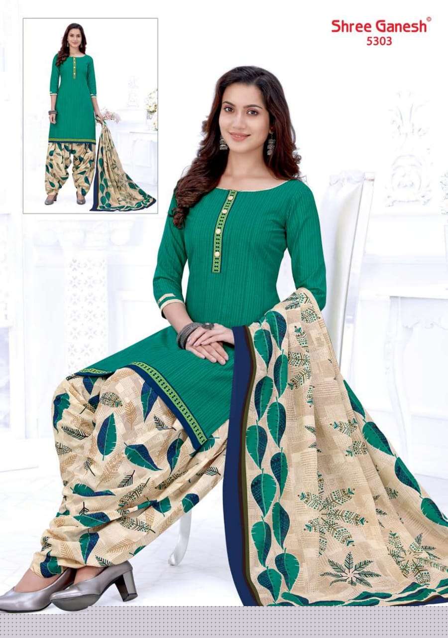 PANCHI VOL-4 BY SHREE GANESH 5301 TO 5315 SERIES SUITS BEAUTIFUL FANCY COLORFUL STYLISH PARTY WEAR & OCCASIONAL WEAR COTTON PRINTED DRESSES AT WHOLESALE PRICE