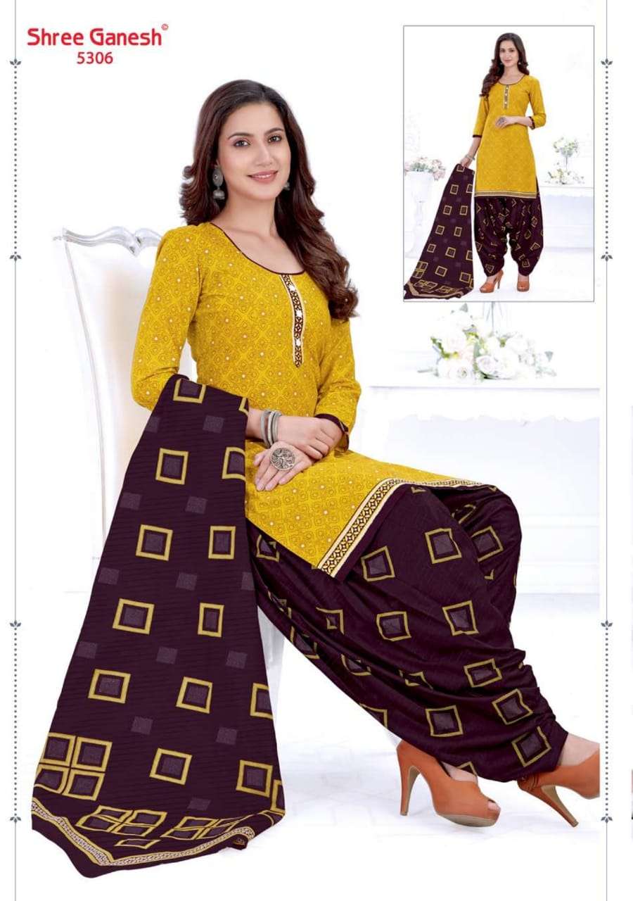 PANCHI VOL-4 BY SHREE GANESH 5301 TO 5315 SERIES SUITS BEAUTIFUL FANCY COLORFUL STYLISH PARTY WEAR & OCCASIONAL WEAR COTTON PRINTED DRESSES AT WHOLESALE PRICE
