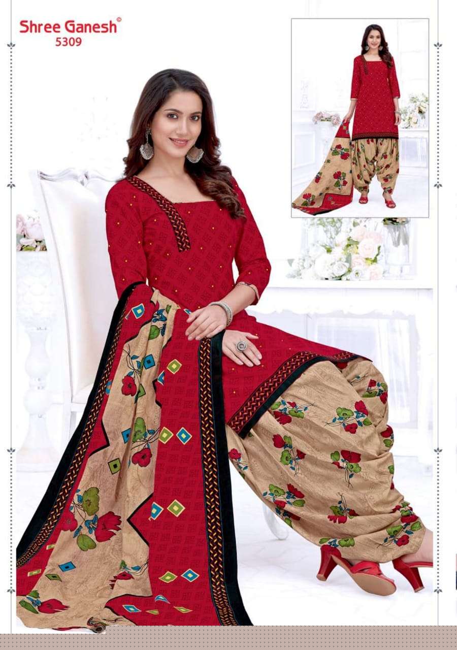 PANCHI VOL-4 BY SHREE GANESH 5301 TO 5315 SERIES SUITS BEAUTIFUL FANCY COLORFUL STYLISH PARTY WEAR & OCCASIONAL WEAR COTTON PRINTED DRESSES AT WHOLESALE PRICE