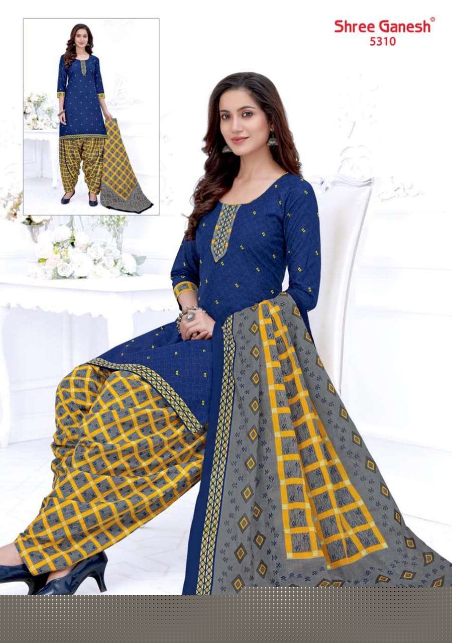 PANCHI VOL-4 BY SHREE GANESH 5301 TO 5315 SERIES SUITS BEAUTIFUL FANCY COLORFUL STYLISH PARTY WEAR & OCCASIONAL WEAR COTTON PRINTED DRESSES AT WHOLESALE PRICE
