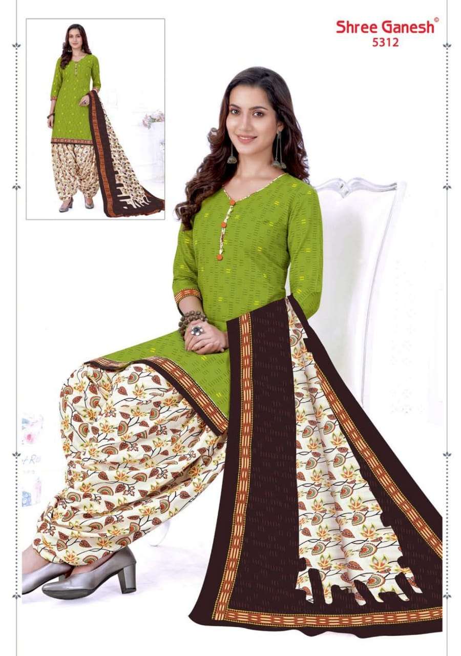 PANCHI VOL-4 BY SHREE GANESH 5301 TO 5315 SERIES SUITS BEAUTIFUL FANCY COLORFUL STYLISH PARTY WEAR & OCCASIONAL WEAR COTTON PRINTED DRESSES AT WHOLESALE PRICE