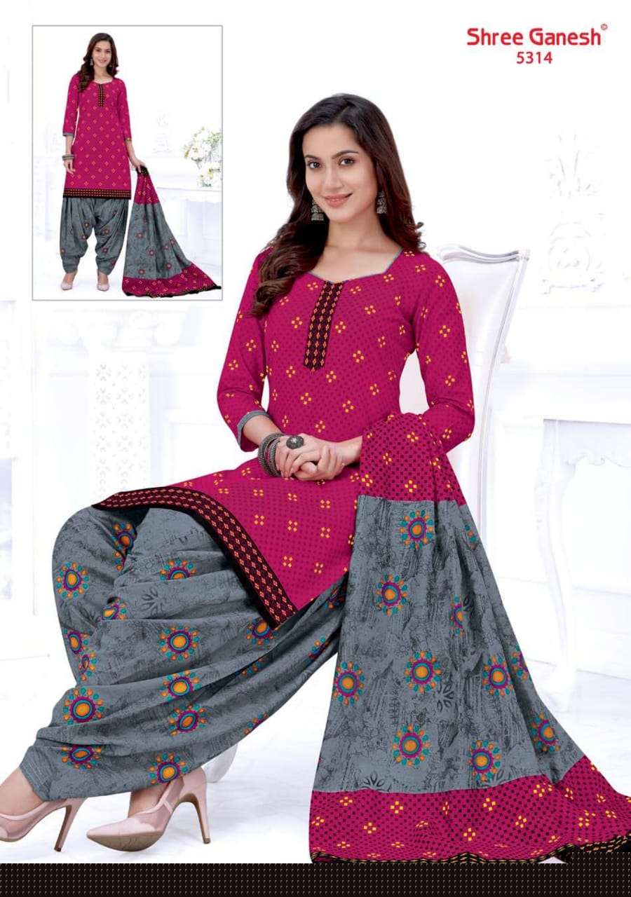 PANCHI VOL-4 BY SHREE GANESH 5301 TO 5315 SERIES SUITS BEAUTIFUL FANCY COLORFUL STYLISH PARTY WEAR & OCCASIONAL WEAR COTTON PRINTED DRESSES AT WHOLESALE PRICE
