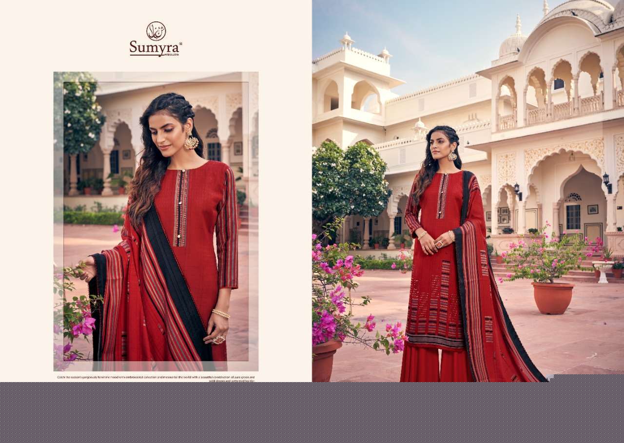 AFROZ BY SUMYRA 6001 TO 6008 SERIES SUITS BEAUTIFUL FANCY COLORFUL STYLISH PARTY WEAR & OCCASIONAL WEAR PURE PASHMINA PRINTED DRESSES AT WHOLESALE PRICE