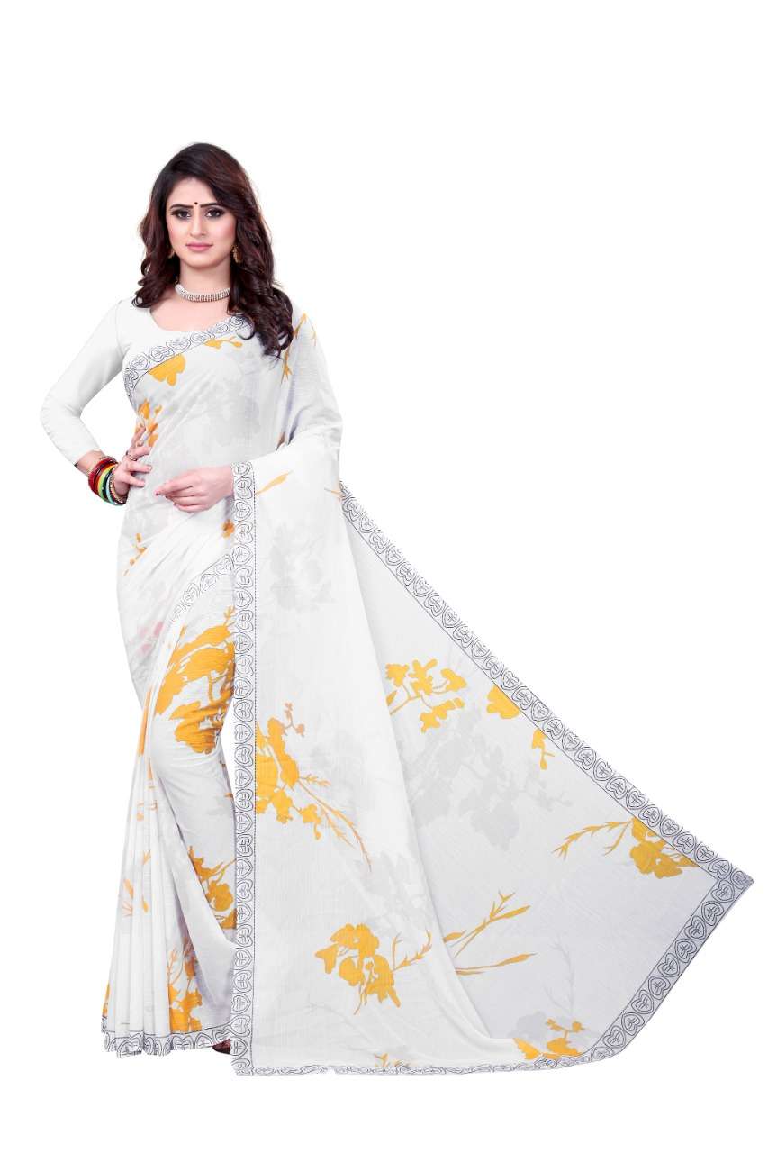 BATIK PRINT BY MOTI TEXTILE 01 TO 09 SERIES INDIAN TRADITIONAL WEAR COLLECTION BEAUTIFUL STYLISH FANCY COLORFUL PARTY WEAR & OCCASIONAL WEAR SOFT CHIFFON BATIK PRINT SAREES AT WHOLESALE PRICE