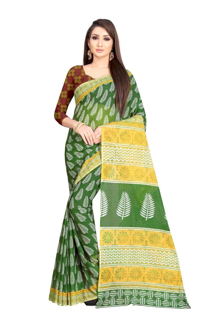 BATIK PRINT VOL-2 BY MOTI TEXTILE 201 TO 207 SERIES INDIAN TRADITIONAL WEAR COLLECTION BEAUTIFUL STYLISH FANCY COLORFUL PARTY WEAR & OCCASIONAL WEAR SOFT CHIFFON SAREES AT WHOLESALE PRICE