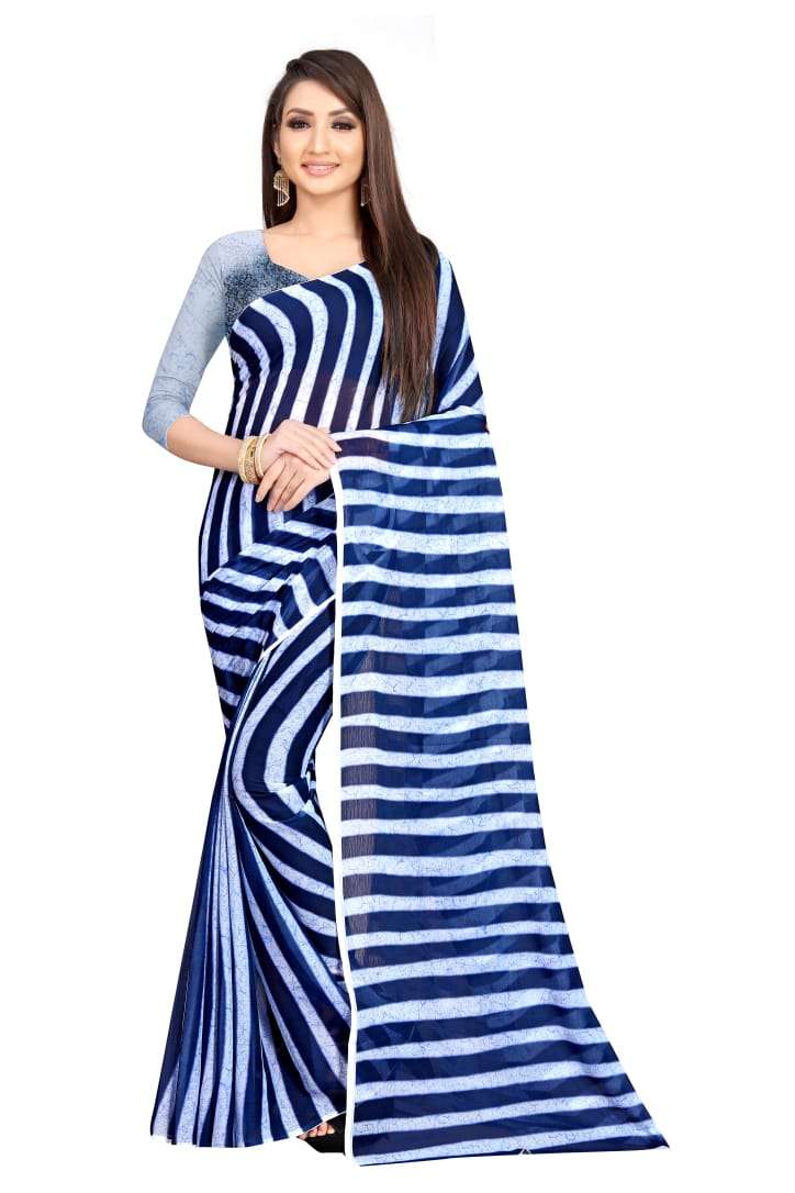 BATIK PRINT VOL-2 BY MOTI TEXTILE 201 TO 207 SERIES INDIAN TRADITIONAL WEAR COLLECTION BEAUTIFUL STYLISH FANCY COLORFUL PARTY WEAR & OCCASIONAL WEAR SOFT CHIFFON SAREES AT WHOLESALE PRICE