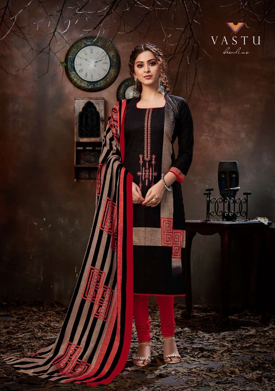 PAKEEZAH VOL-7 BY VASTU TEX 7001 TO 7010 SERIES BEAUTIFUL SUITS STYLISH FANCY COLORFUL PARTY WEAR & OCCASIONAL WEAR COTTON LAWN PRINTED DRESSES AT WHOLESALE PRICE
