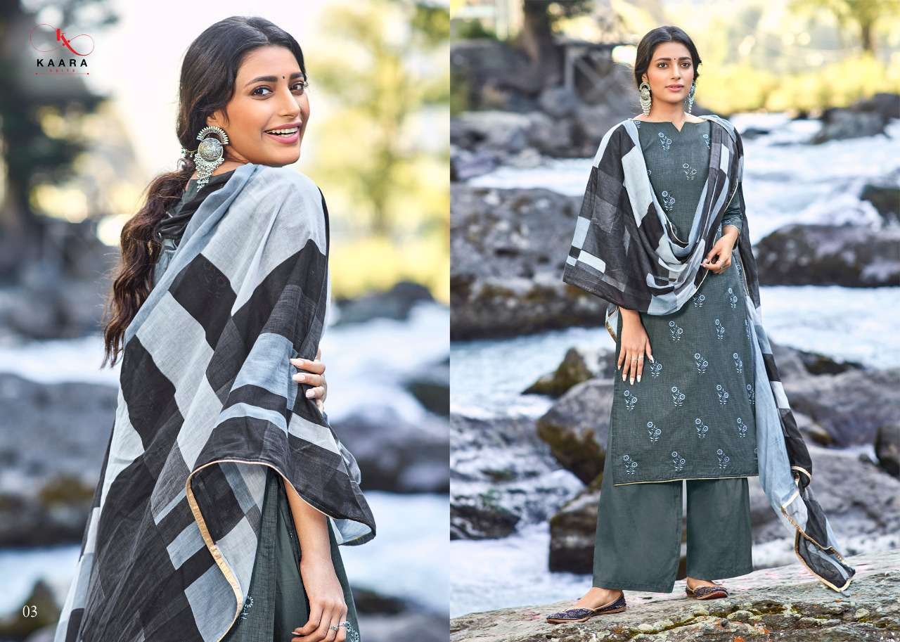 CINDERELLA BY KAARA SUITS 01 TO 08 SERIES BEAUTIFUL SUITS STYLISH FANCY COLORFUL PARTY WEAR & OCCASIONAL WEAR PASHMINA PRINTED DRESSES AT WHOLESALE PRICE