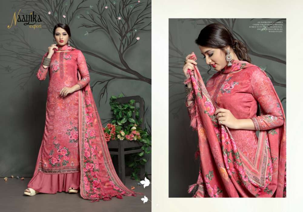 FLAVOURS VOL-2 BY NAAYIKA EXPORTS 40501-A TO 40512-A SERIES BEAUTIFUL SUITS STYLISH FANCY COLORFUL PARTY WEAR & OCCASIONAL WEAR PASHMINA PRINTED DRESSES AT WHOLESALE PRICE
