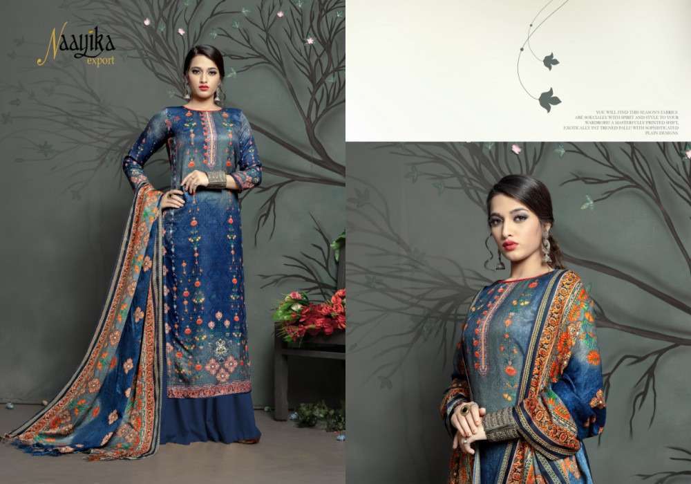 FLAVOURS VOL-2 BY NAAYIKA EXPORTS 40501-A TO 40512-A SERIES BEAUTIFUL SUITS STYLISH FANCY COLORFUL PARTY WEAR & OCCASIONAL WEAR PASHMINA PRINTED DRESSES AT WHOLESALE PRICE
