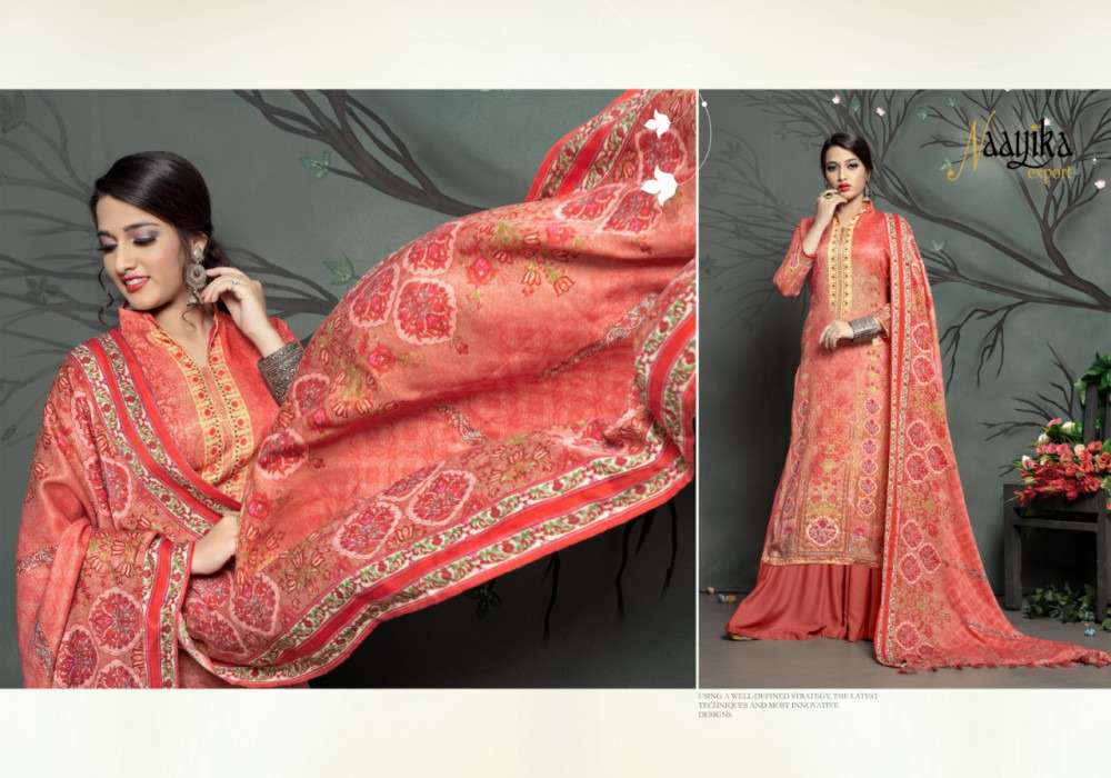 FLAVOURS VOL-2 BY NAAYIKA EXPORTS 40501-A TO 40512-A SERIES BEAUTIFUL SUITS STYLISH FANCY COLORFUL PARTY WEAR & OCCASIONAL WEAR PASHMINA PRINTED DRESSES AT WHOLESALE PRICE