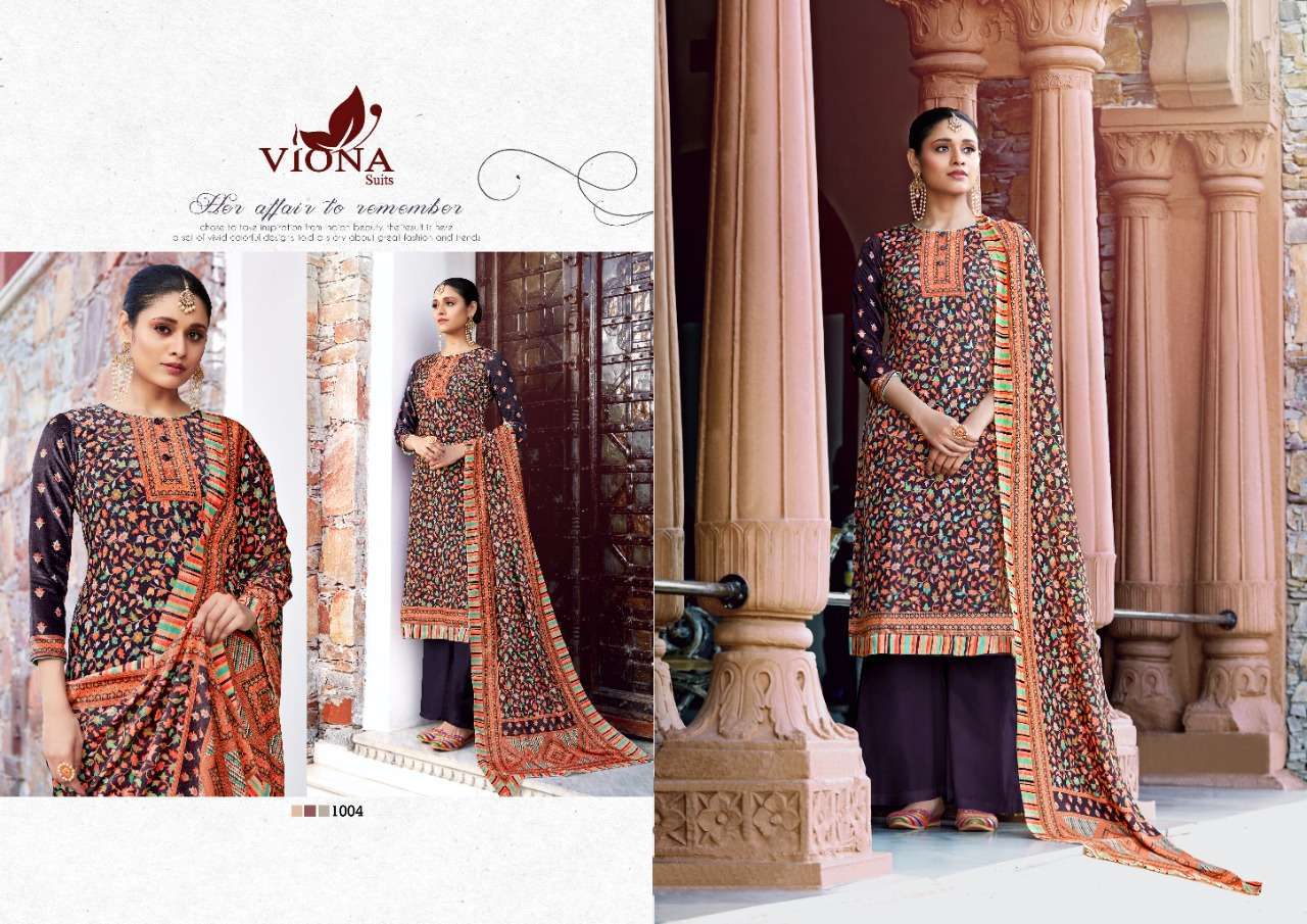 ARSHIFA BY VIONA SUITS 1001 TO 1008 SERIES BEAUTIFUL SUITS STYLISH FANCY COLORFUL PARTY WEAR & OCCASIONAL WEAR PURE 9000 KOREAN VELVET DIGITAL PRINTED DRESSES AT WHOLESALE PRICE
