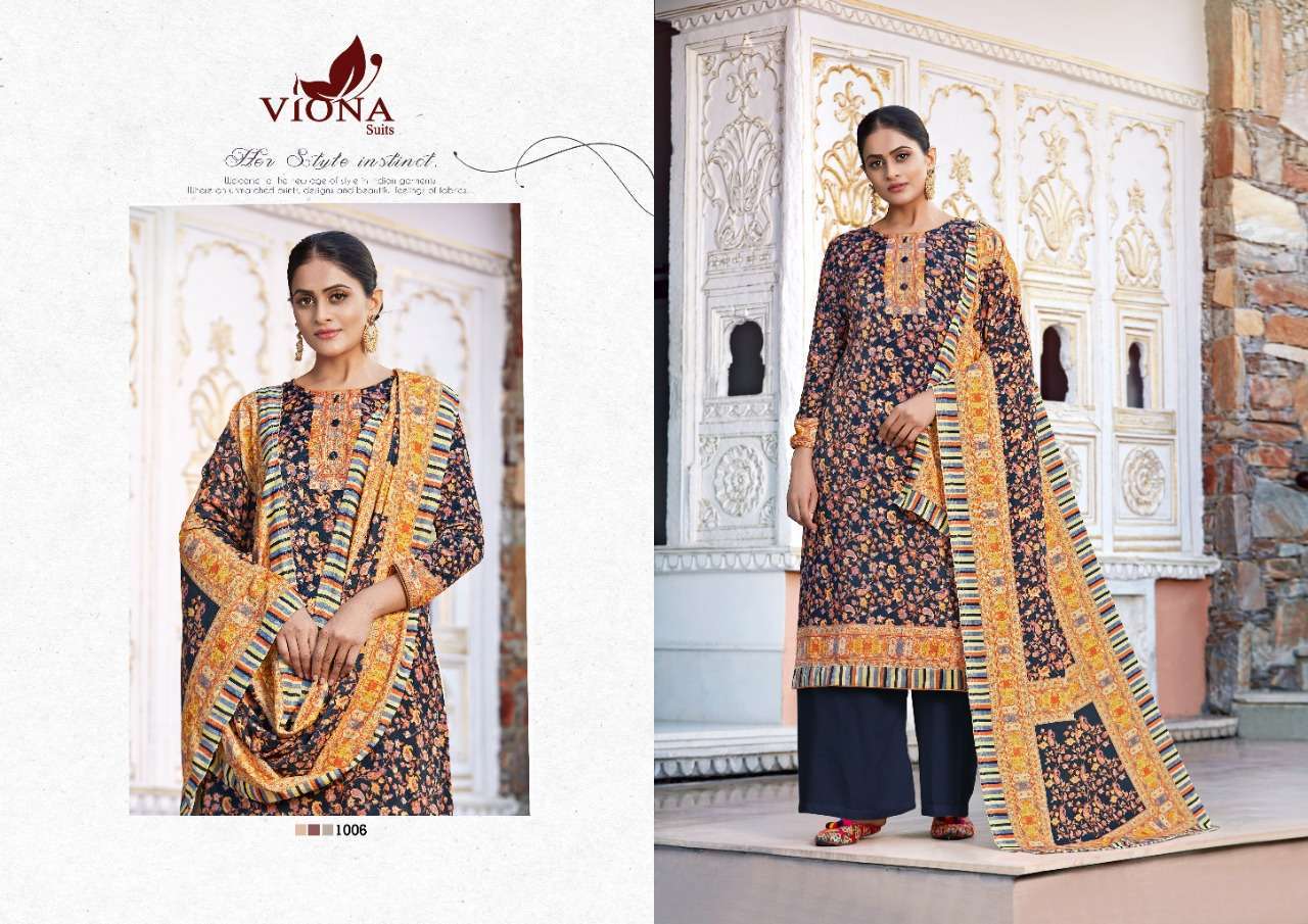 ARSHIFA BY VIONA SUITS 1001 TO 1008 SERIES BEAUTIFUL SUITS STYLISH FANCY COLORFUL PARTY WEAR & OCCASIONAL WEAR PURE 9000 KOREAN VELVET DIGITAL PRINTED DRESSES AT WHOLESALE PRICE