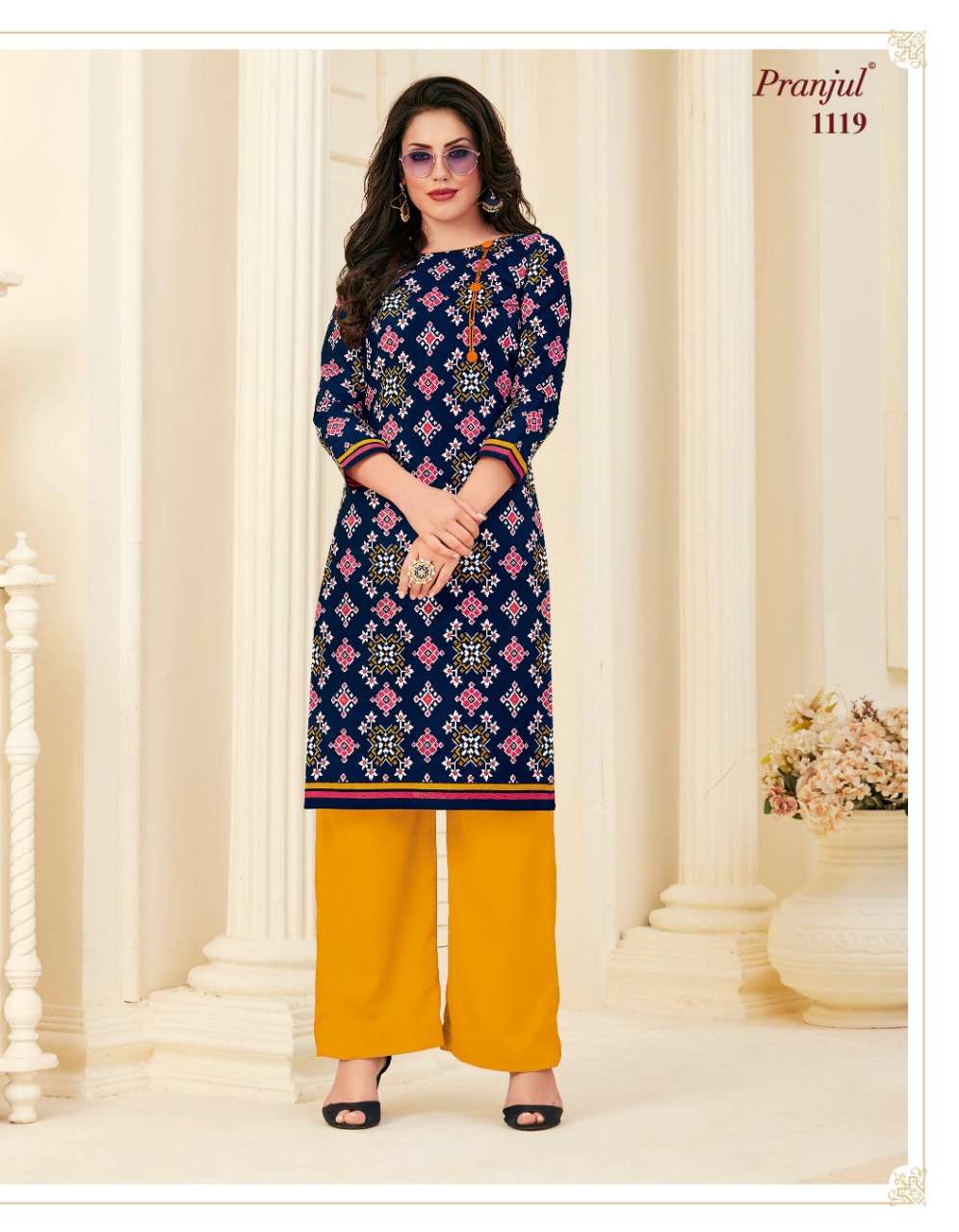 PARI BY PRANJUL 1101 TO 1123 SERIES STYLISH FANCY BEAUTIFUL COLORFUL CASUAL WEAR & ETHNIC WEAR RAYON PRINTED KURTIS AT WHOLESALE PRICE