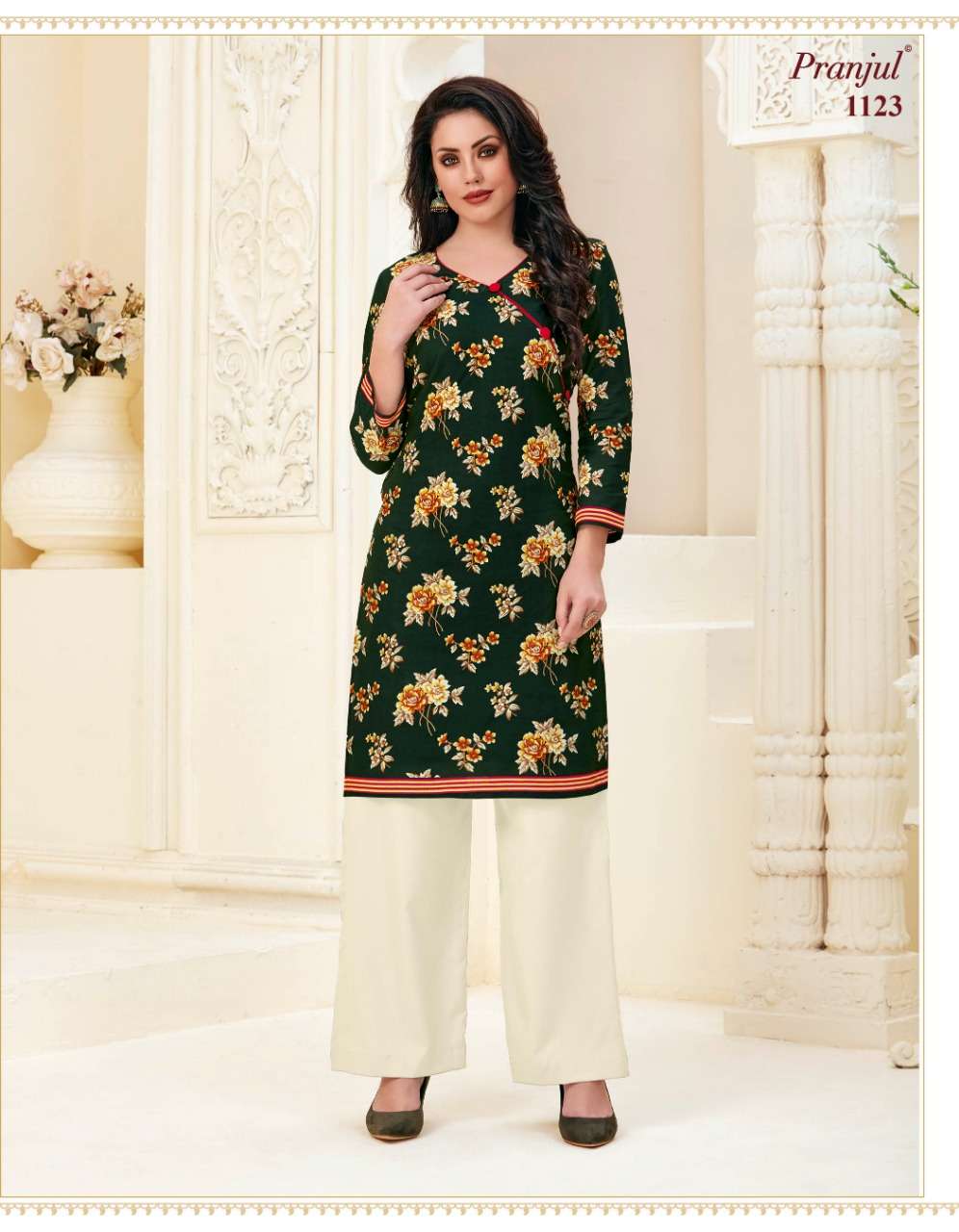 PARI BY PRANJUL 1101 TO 1123 SERIES STYLISH FANCY BEAUTIFUL COLORFUL CASUAL WEAR & ETHNIC WEAR RAYON PRINTED KURTIS AT WHOLESALE PRICE