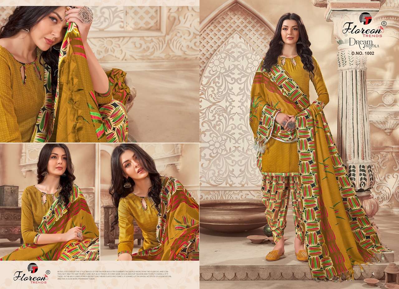 DREAM PATIYALA PASHMINA BY FLOREON TRENDZ 1001 TO 1010 SERIES BEAUTIFUL SUITS STYLISH FANCY COLORFUL CASUAL WEAR & ETHNIC WEAR DOBBY PASHMINA PRINTED DRESSES AT WHOLESALE PRICE