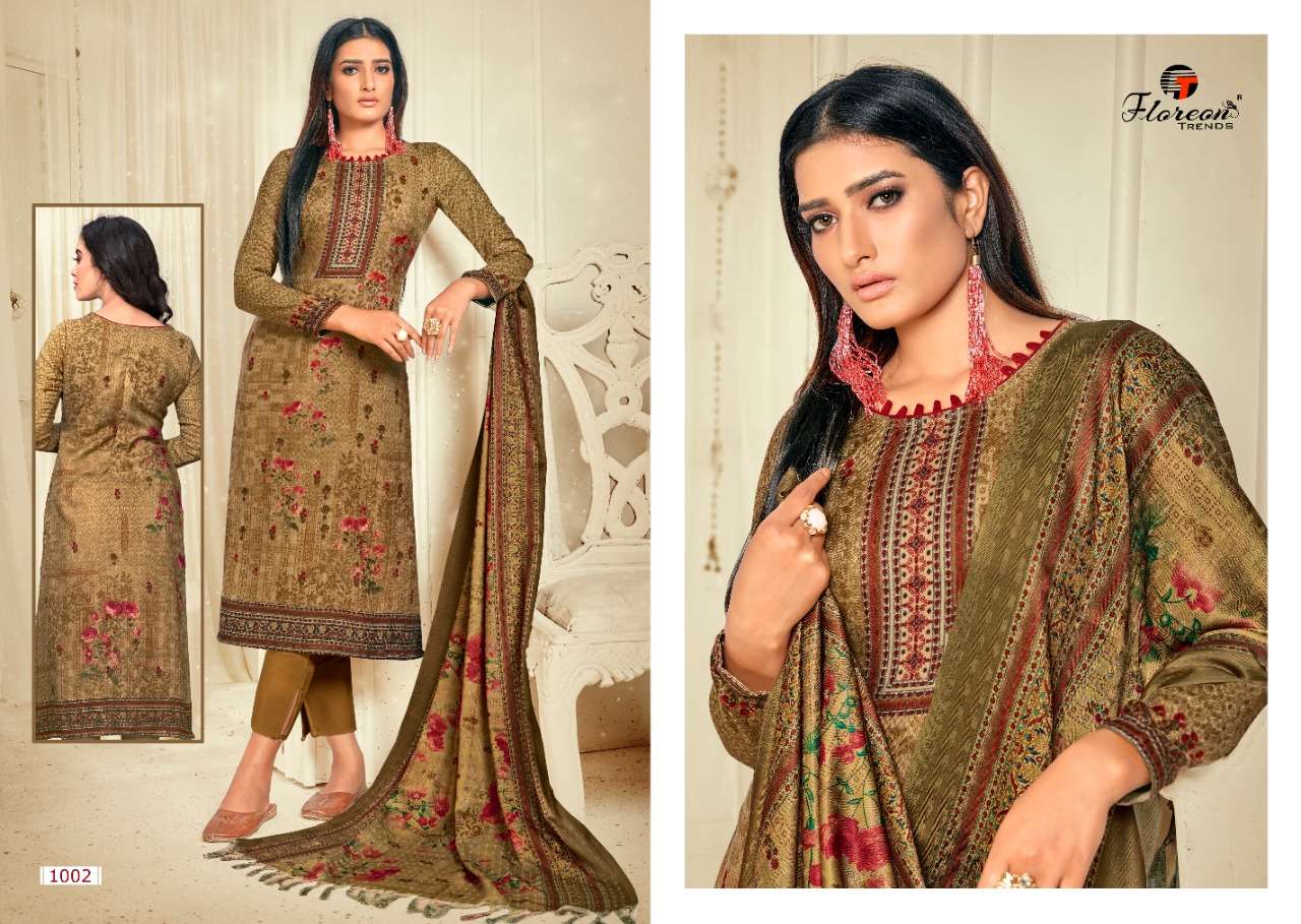 SONIYA BY FLOREON TRENDS 1001 TO 1010 SERIES BEAUTIFUL SUITS STYLISH FANCY COLORFUL PARTY WEAR & OCCASIONAL WEAR PURE DOBBY PASHMINA DIGITAL PRINTED DRESSES AT WHOLESALE PRICE