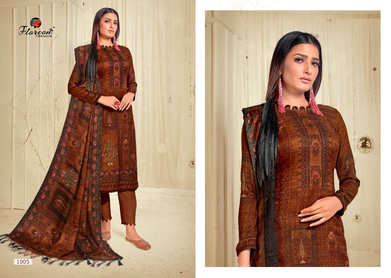 SONIYA BY FLOREON TRENDS 1001 TO 1010 SERIES BEAUTIFUL SUITS STYLISH FANCY COLORFUL PARTY WEAR & OCCASIONAL WEAR PURE DOBBY PASHMINA DIGITAL PRINTED DRESSES AT WHOLESALE PRICE