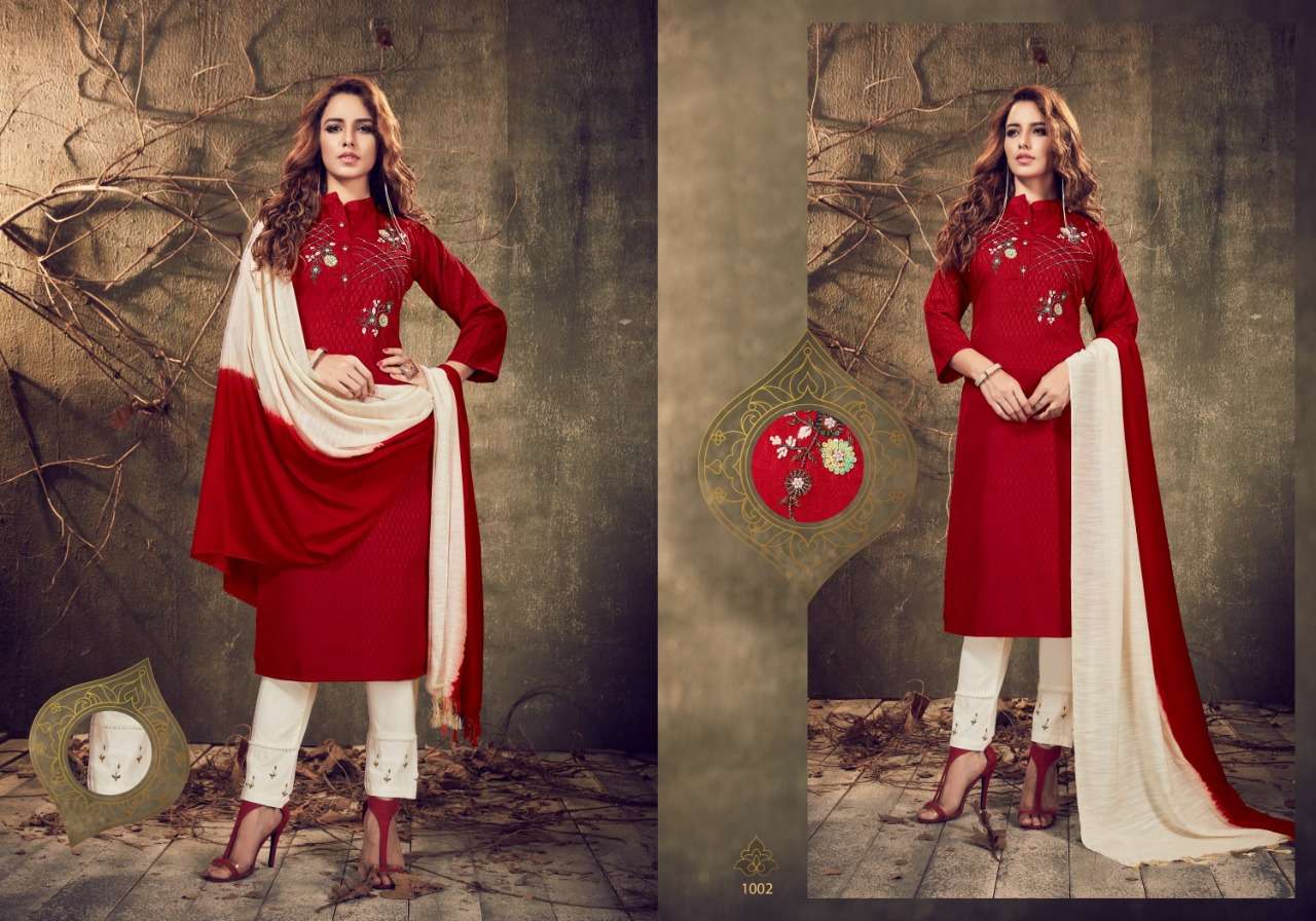 PADMINI VOL-2 BY ARION 1001 TO 1004 DESIGNER SUITS BEAUTIFUL STYLISH FANCY COLORFUL PARTY WEAR & ETHNIC WEAR VISCOSE EMBROIDERY DRESSES AT WHOLESALE PRICE