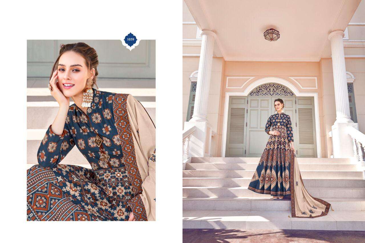MAYURI BY VIRASAT 1057 TO 1063 SERIES STYLISH FANCY BEAUTIFUL COLORFUL CASUAL WEAR & ETHNIC WEAR KILLER SILK DIGITAL PRINT DRESSES AT WHOLESALE PRICE