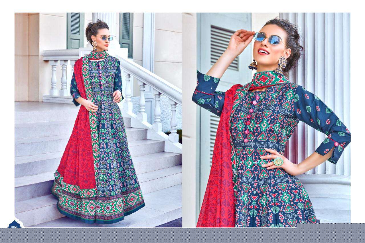 MAYURI BY VIRASAT 1057 TO 1063 SERIES STYLISH FANCY BEAUTIFUL COLORFUL CASUAL WEAR & ETHNIC WEAR KILLER SILK DIGITAL PRINT DRESSES AT WHOLESALE PRICE