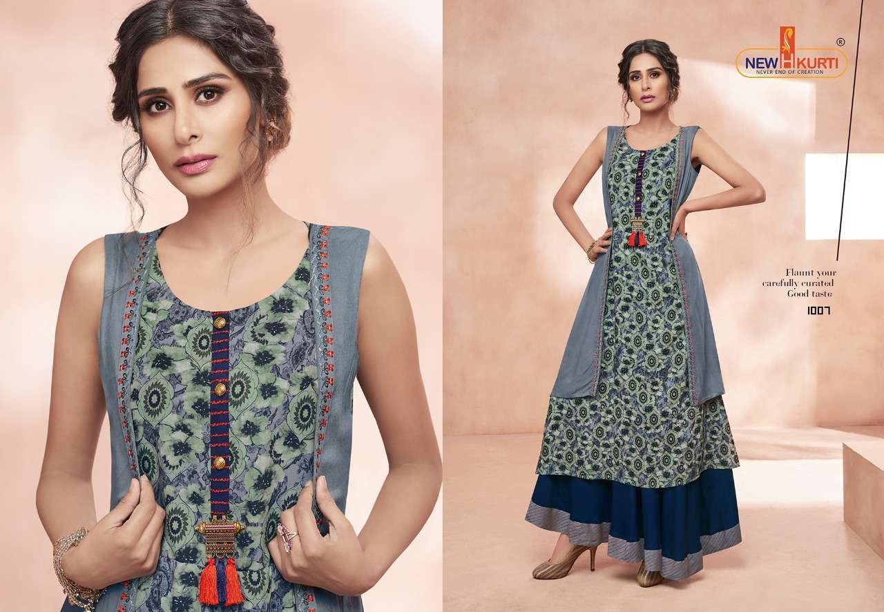 CLASSICO BY NEHA FASHION 1001 TO 1009 SERIES STYLISH FANCY BEAUTIFUL COLORFUL CASUAL WEAR & ETHNIC WEAR MUSLIN DIGITAL PRINT GOWNS AT WHOLESALE PRICE