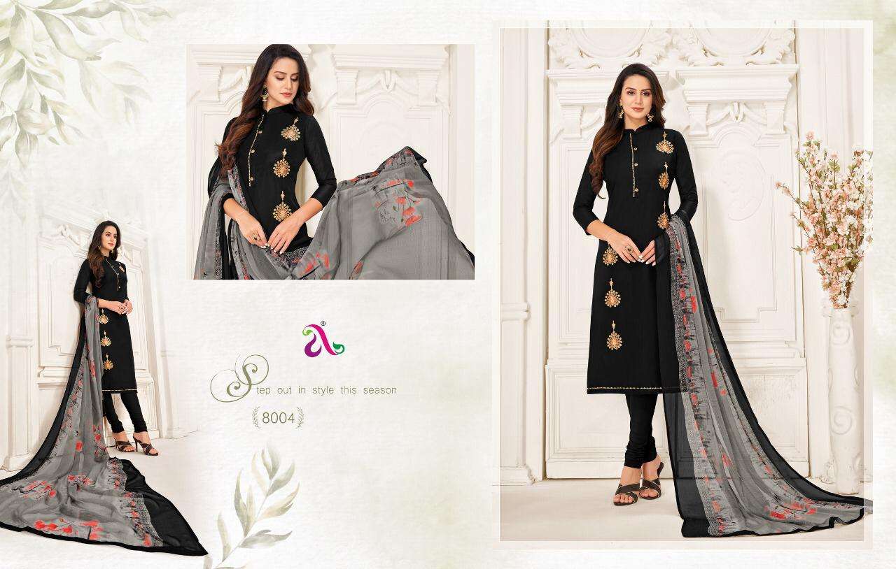 DAIRY MILK VOL-32 BY ANGROOP PLUS 8001 TO 8016 SERIES BEAUTIFUL STYLISH FANCY COLORFUL CASUAL WEAR & ETHNIC WEAR CHANDERI COTTON DRESSES AT WHOLESALE PRICE