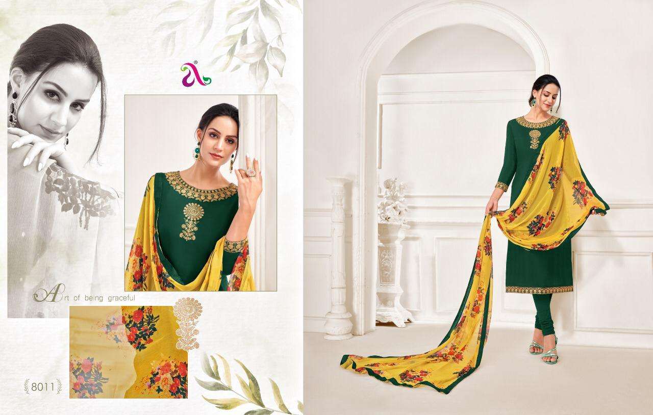 DAIRY MILK VOL-32 BY ANGROOP PLUS 8001 TO 8016 SERIES BEAUTIFUL STYLISH FANCY COLORFUL CASUAL WEAR & ETHNIC WEAR CHANDERI COTTON DRESSES AT WHOLESALE PRICE
