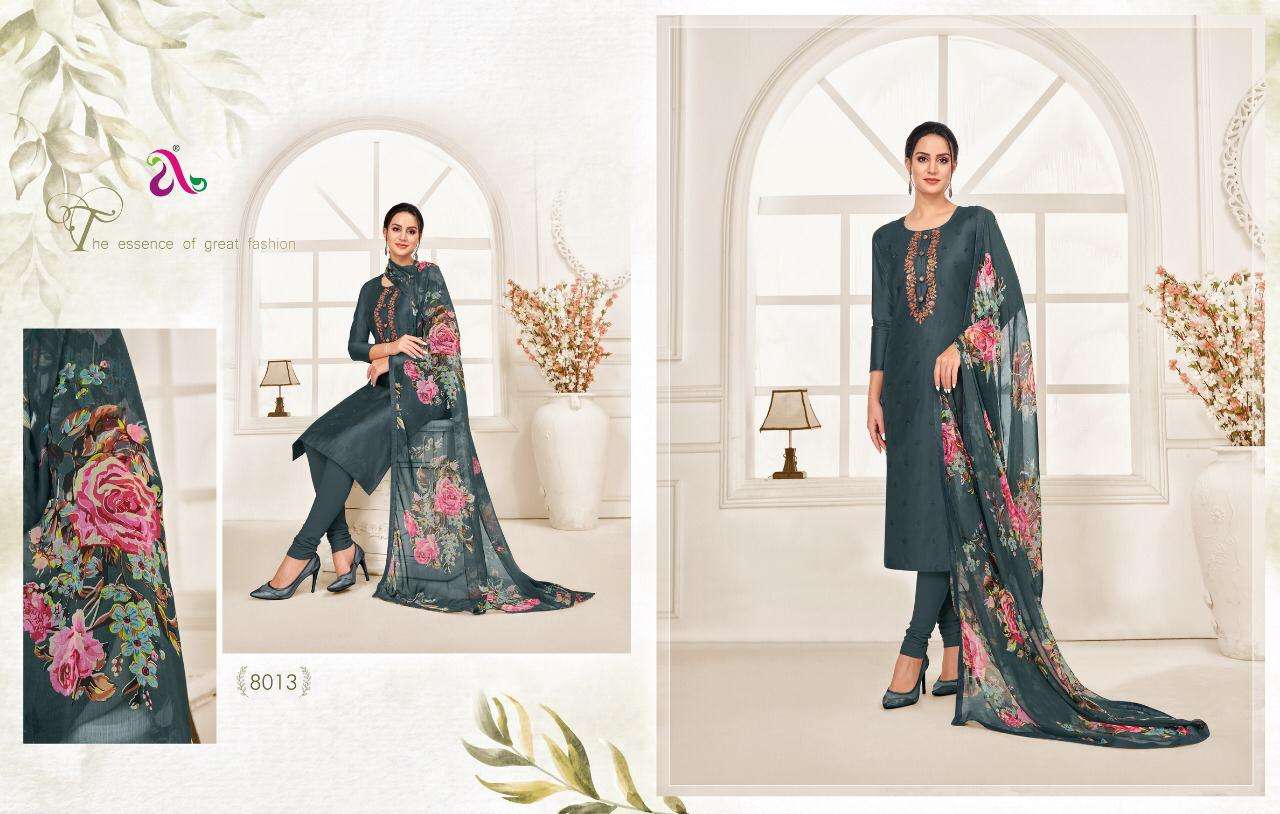 DAIRY MILK VOL-32 BY ANGROOP PLUS 8001 TO 8016 SERIES BEAUTIFUL STYLISH FANCY COLORFUL CASUAL WEAR & ETHNIC WEAR CHANDERI COTTON DRESSES AT WHOLESALE PRICE