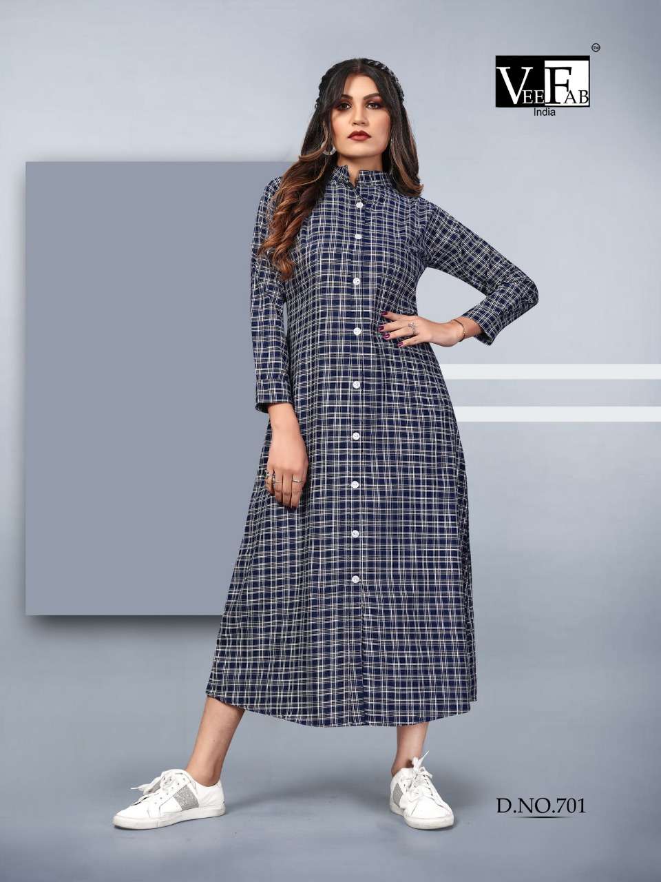 WINTER GRACE VOL-7 BY VEE FAB 701 TO 706 SERIES BEAUTIFUL COLORFUL STYLISH FANCY CASUAL WEAR & ETHNIC WEAR & READY TO WEAR PRINTED KURTIS AT WHOLESALE PRICE
