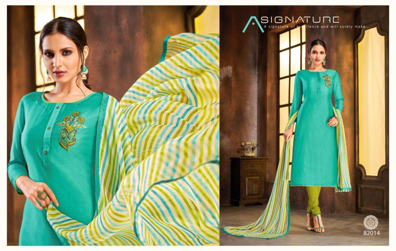 SPRING VOL-5 BY KAPIL TRENDZ 82008 TO 82021 SERIES BEAUTIFUL SUITS STYLISH FANCY COLORFUL PARTY WEAR & OCCASIONAL WEAR COTTON MODEL DRESSES AT WHOLESALE PRICE