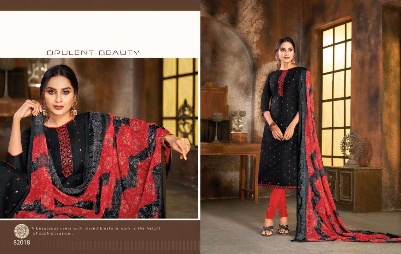 SPRING VOL-5 BY KAPIL TRENDZ 82008 TO 82021 SERIES BEAUTIFUL SUITS STYLISH FANCY COLORFUL PARTY WEAR & OCCASIONAL WEAR COTTON MODEL DRESSES AT WHOLESALE PRICE