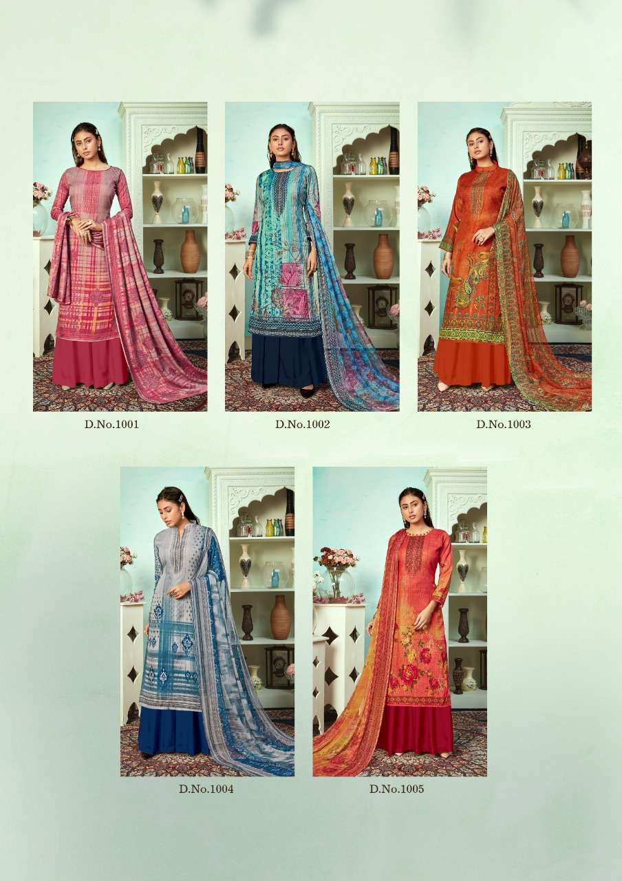 MALLIKA VOL-2 BY ROLI MOLI 1001 TO 1010 SERIES BEAUTIFUL STYLISH SHARARA SUITS FANCY COLORFUL CASUAL WEAR & ETHNIC WEAR & READY TO WEAR HEAVY COTTON PRINTED DRESSES AT WHOLESALE PRICE