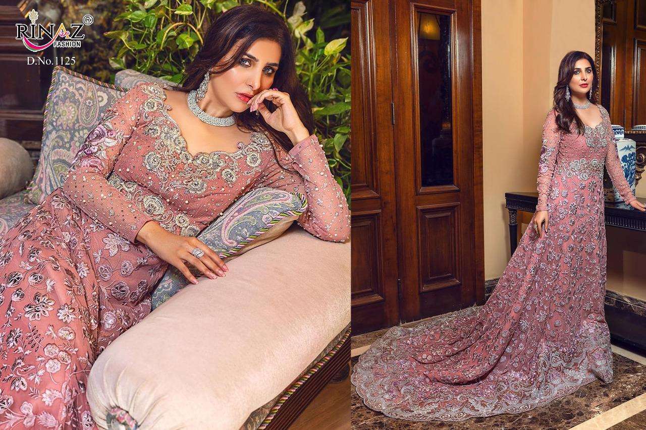 RIM ZIM VOL-2 BY RINAZ FASHION DESIGNER PAKISTANI SUITS BEAUTIFUL STYLISH FANCY COLORFUL PARTY WEAR & OCCASIONAL WEAR BUTTERFLY NET EMBROIDERY DRESSES AT WHOLESALE PRICE