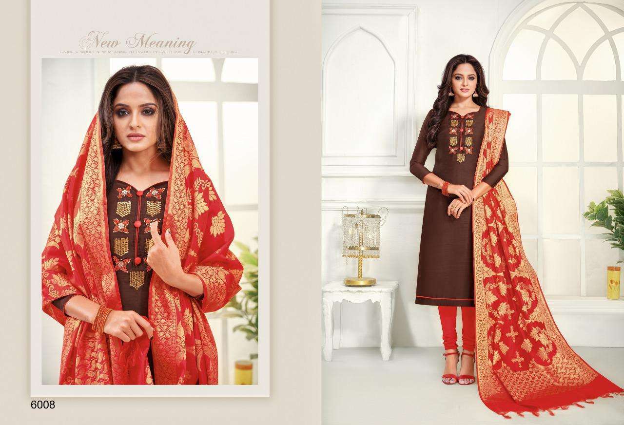 LIFESTYLE VOL-6 BY SHAGUN LIFESTYLE 6001 TO 6012 SERIES BEAUTIFUL COLORFUL STYLISH PRETTY PARTY WEAR CASUAL WEAR OCCASIONAL WEAR MODAL SILK PRINTED DRESSES AT WHOLESALE PRICE