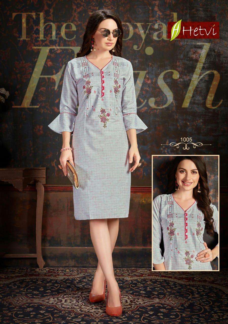 SUHAANI BY HETVI 1001 TO 1008 SERIES BEAUTIFUL STYLISH FANCY COLORFUL CASUAL WEAR & ETHNIC WEAR & READY TO WEAR RAYON PRINTED KURTIS AT WHOLESALE PRICE