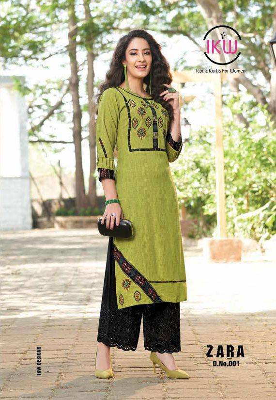 ZARA VOL-2 BY IKW 001 TO 008 SERIES BEAUTIFUL STYLISH FANCY COLORFUL CASUAL WEAR & ETHNIC WEAR HEAVY RAYON KURTIS AT WHOLESALE PRICE