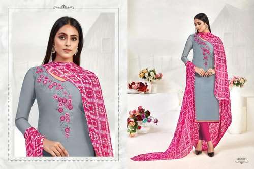 WILD CARD VOL-3 BY RAGHAV CREATION 40001 TO 40012 SERIES DESIGNER SUITS COLLECTION BEAUTIFUL STYLISH FANCY COLORFUL PARTY WEAR & OCCASIONAL WEAR PURE CHANDERI PRINTED DRESSES AT WHOLESALE PRICE