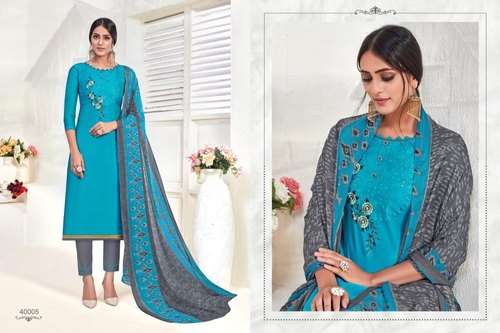 WILD CARD VOL-3 BY RAGHAV CREATION 40001 TO 40012 SERIES DESIGNER SUITS COLLECTION BEAUTIFUL STYLISH FANCY COLORFUL PARTY WEAR & OCCASIONAL WEAR PURE CHANDERI PRINTED DRESSES AT WHOLESALE PRICE