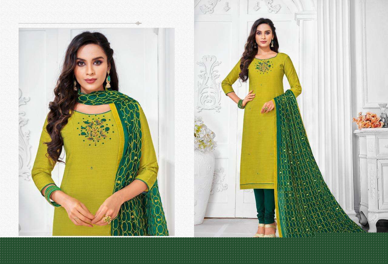 BALLON VOL-4 BY SHAGUN LIFESTYLE 4001 TO 4012 SERIES DESIGNER SUITS COLLECTION BEAUTIFUL STYLISH FANCY COLORFUL PARTY WEAR & OCCASIONAL WEAR JHARNA SILK PRINTED DRESSES AT WHOLESALE PRICE