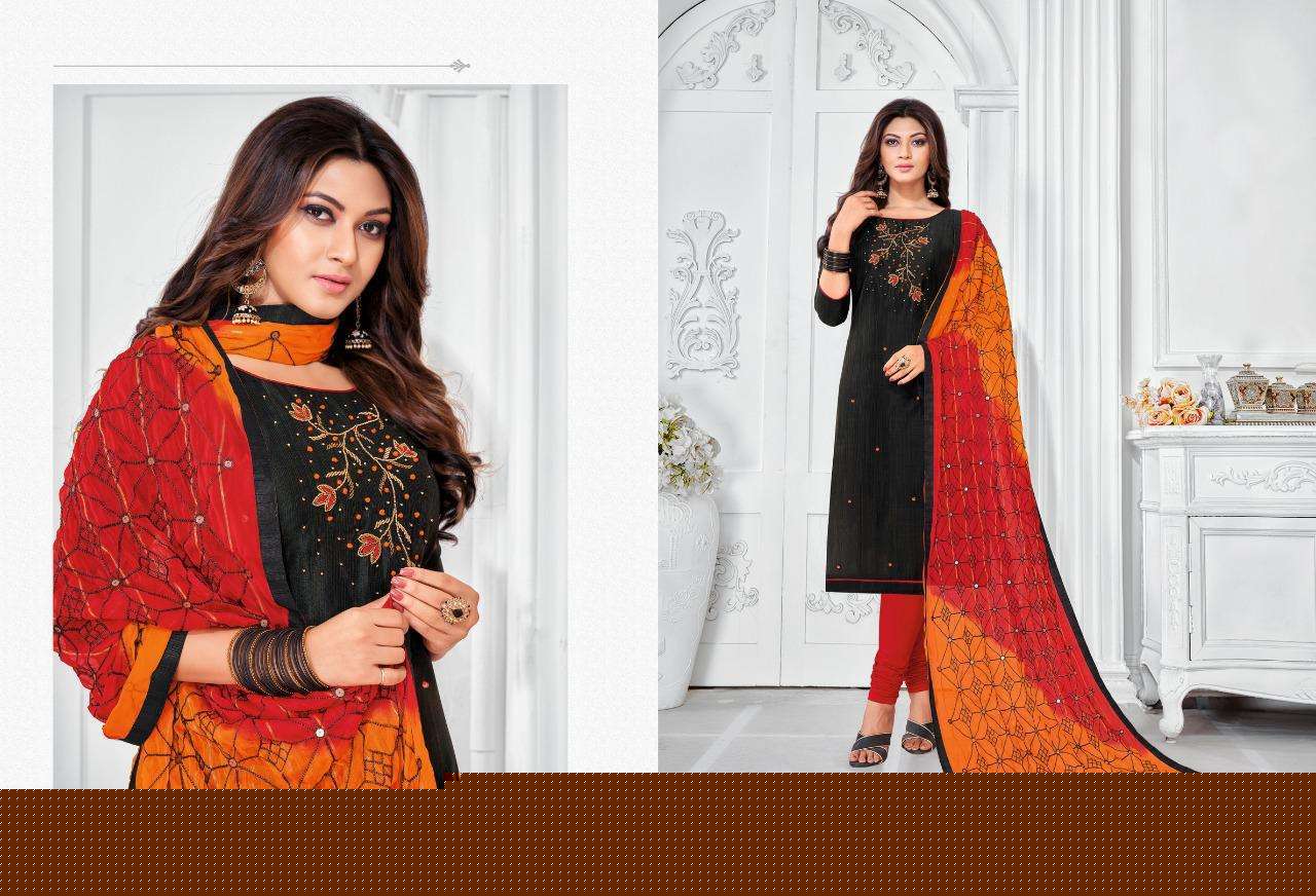BALLON VOL-4 BY SHAGUN LIFESTYLE 4001 TO 4012 SERIES DESIGNER SUITS COLLECTION BEAUTIFUL STYLISH FANCY COLORFUL PARTY WEAR & OCCASIONAL WEAR JHARNA SILK PRINTED DRESSES AT WHOLESALE PRICE