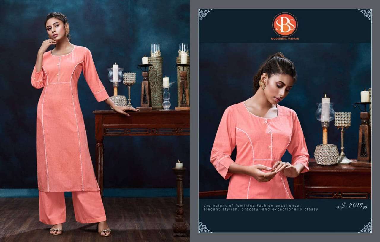 PASSION BY SBS 2015 TO 2018 SERIES STYLISH FANCY BEAUTIFUL COLORFUL CASUAL WEAR & ETHNIC WEAR REAL LINEN KURTIS AT WHOLESALE PRICE