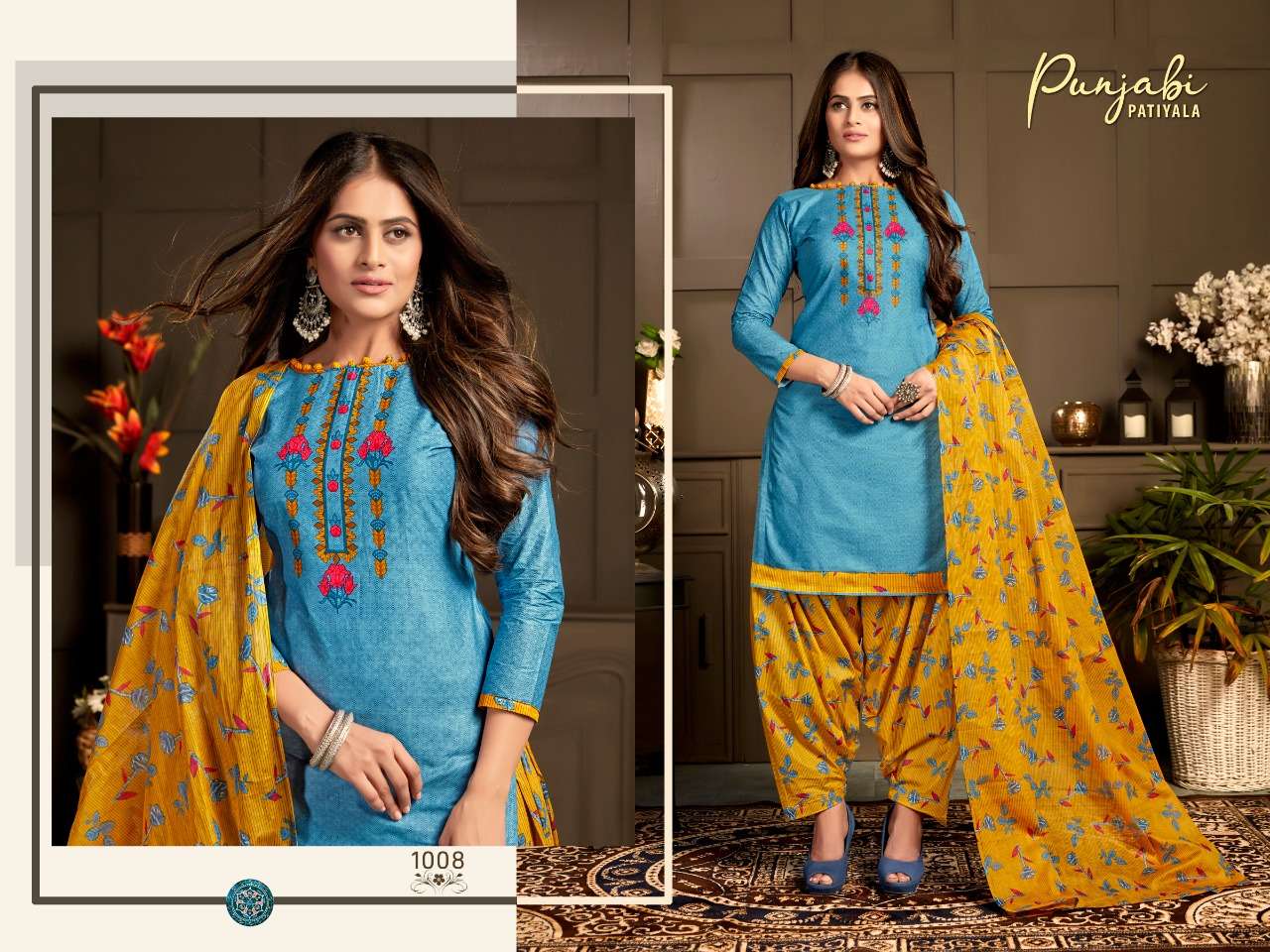 PUNJABI PATIYALA BY FALAK INTERNATIONAL 1008 TO 1019 SERIES DESIGNER FESTIVE SUITS COLLECTION BEAUTIFUL STYLISH FANCY COLORFUL PARTY WEAR & OCCASIONAL WEAR FANCY PATIYALA DRESSES AT WHOLESALE PRICE