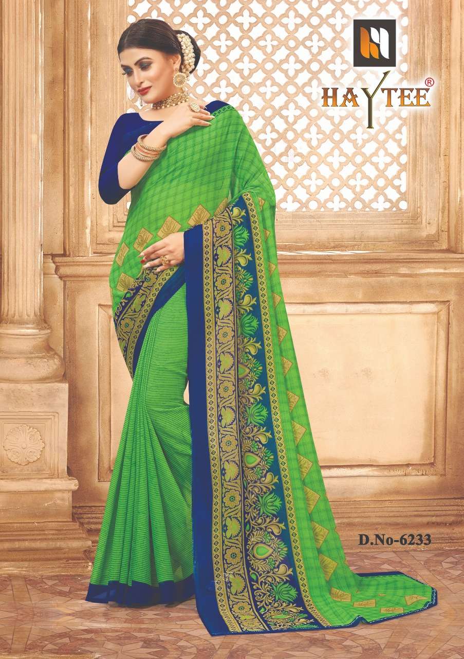 SPLASH VOL-90 BY HAYTEE 6232 TO 6243 SERIES INDIAN TRADITIONAL WEAR COLLECTION BEAUTIFUL STYLISH FANCY COLORFUL PARTY WEAR & OCCASIONAL WEAR DANI PRINTED SAREES AT WHOLESALE PRICE