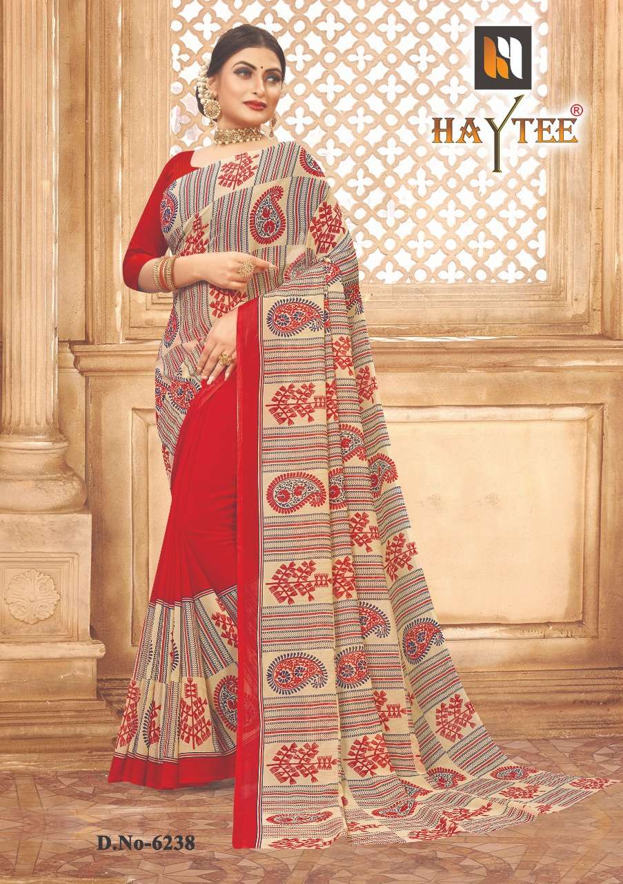SPLASH VOL-90 BY HAYTEE 6232 TO 6243 SERIES INDIAN TRADITIONAL WEAR COLLECTION BEAUTIFUL STYLISH FANCY COLORFUL PARTY WEAR & OCCASIONAL WEAR DANI PRINTED SAREES AT WHOLESALE PRICE