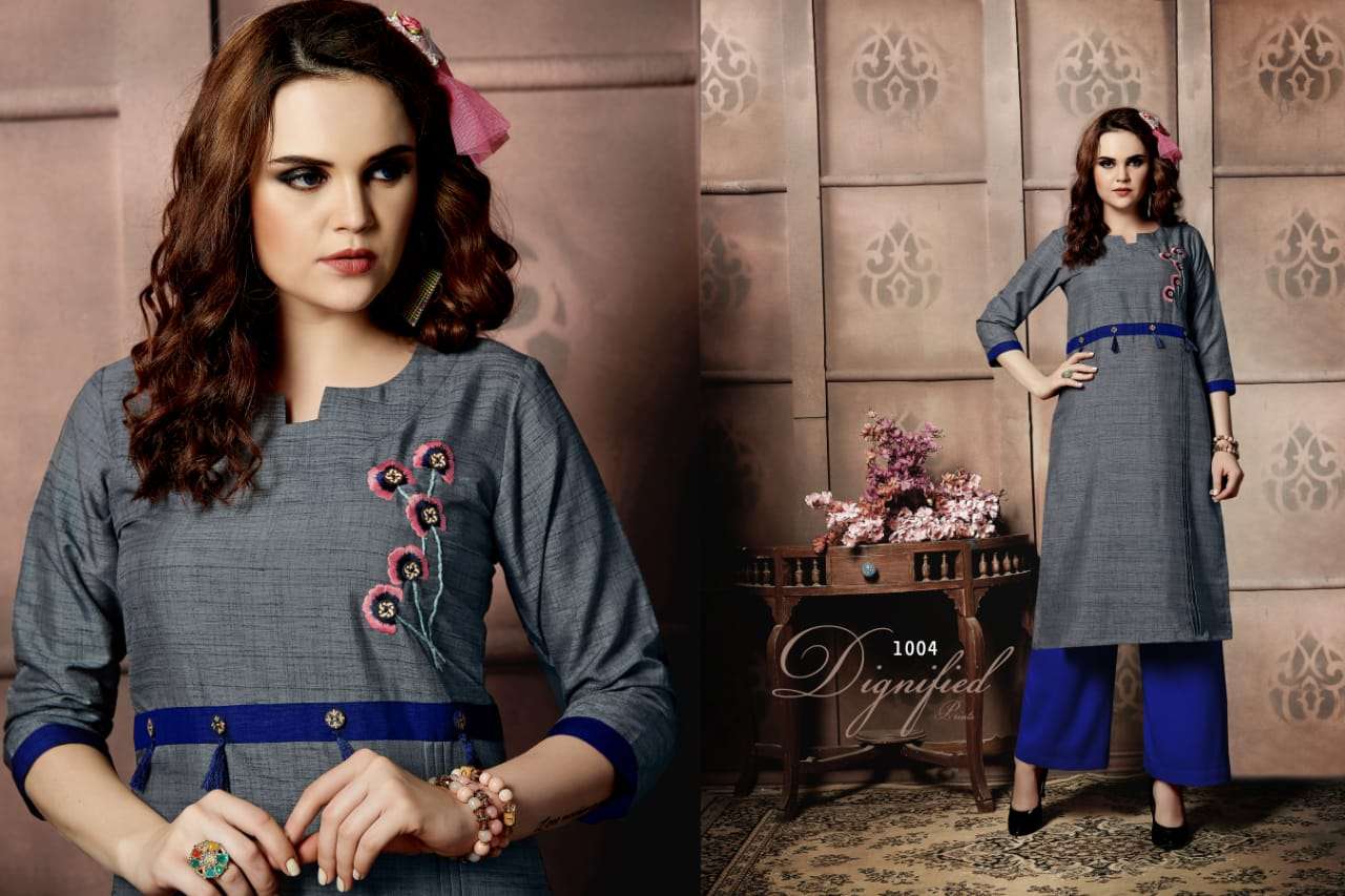 BLING BY ENVY9 1001 TO 1006 SERIES BEAUTIFUL STYLISH FANCY COLORFUL CASUAL WEAR & ETHNIC WEAR & READY TO WEAR KHADI LINEN PRINTED KURTIS AT WHOLESALE PRICE