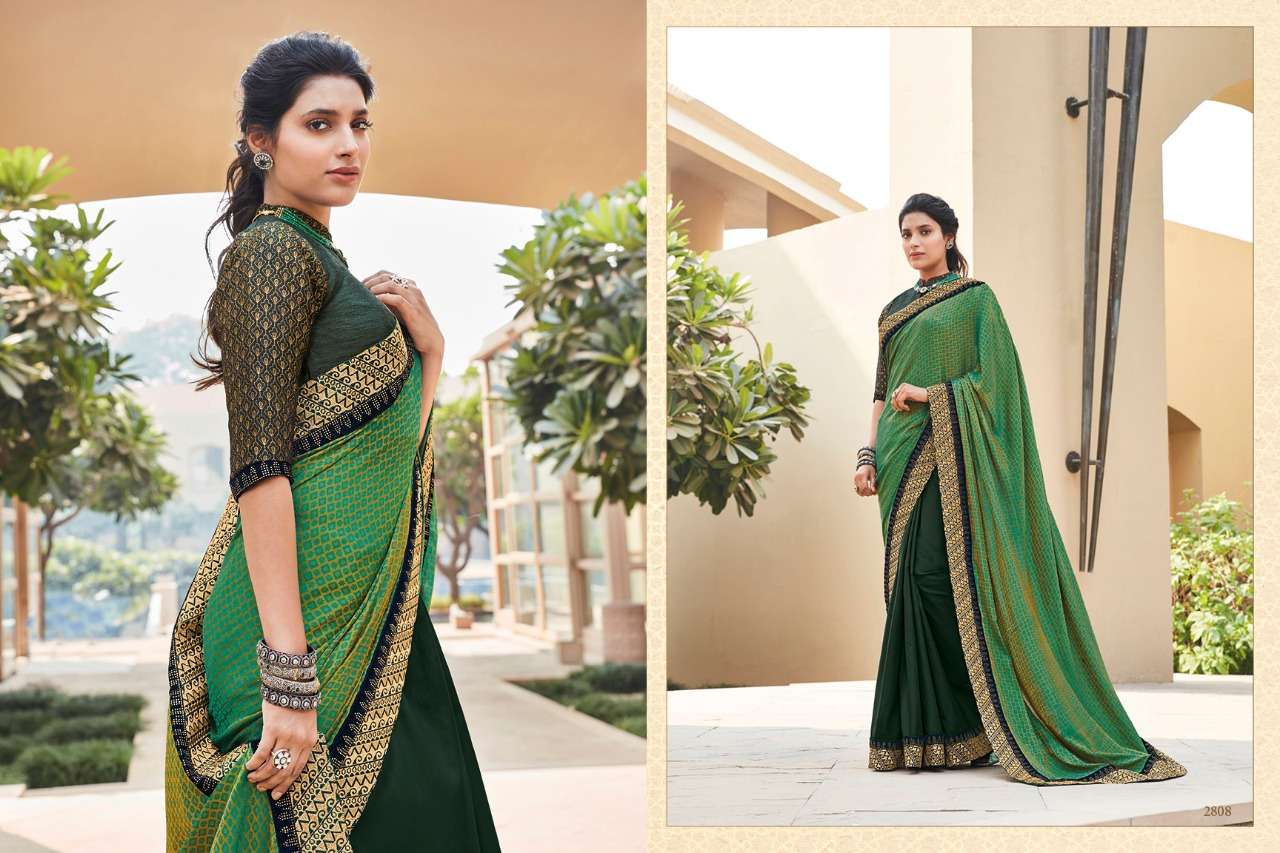 VANYA VOL-18 BY VANYA 2801 TO 2816 SERIES INDIAN TRADITIONAL WEAR COLLECTION BEAUTIFUL STYLISH FANCY COLORFUL PARTY WEAR & OCCASIONAL WEAR FANCY SAREES AT WHOLESALE PRICE