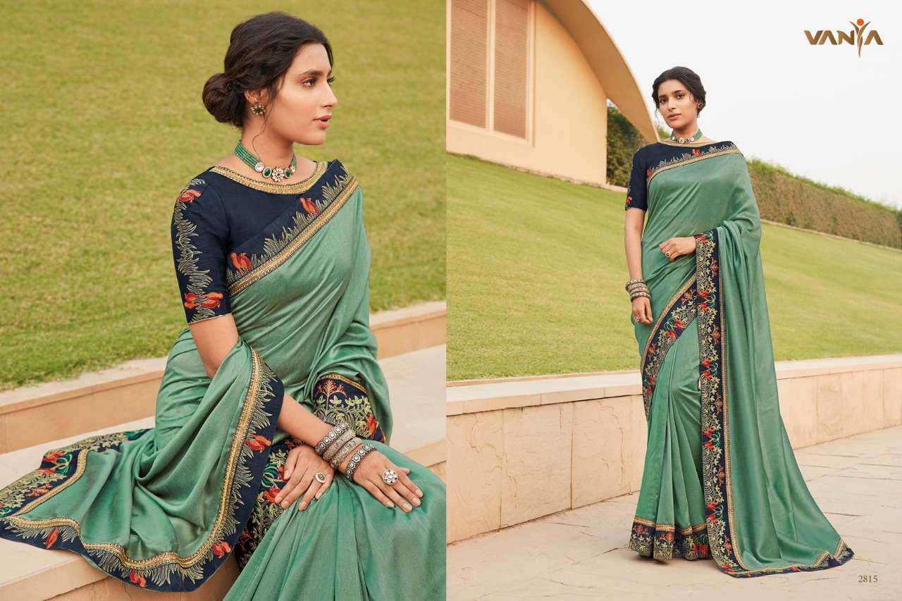 VANYA VOL-18 BY VANYA 2801 TO 2816 SERIES INDIAN TRADITIONAL WEAR COLLECTION BEAUTIFUL STYLISH FANCY COLORFUL PARTY WEAR & OCCASIONAL WEAR FANCY SAREES AT WHOLESALE PRICE