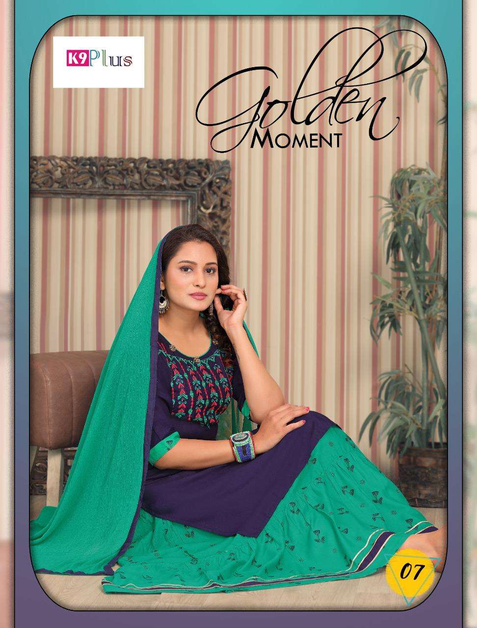 SAMAIRA BY K9 PLUS 01 TO 08 SERIES BEAUTIFUL STYLISH SHARARA SUITS FANCY COLORFUL CASUAL WEAR & ETHNIC WEAR & READY TO WEAR RAYON EMBROIDERED DRESSES AT WHOLESALE PRICE